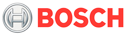 логотип Bosch,красные буквы на сером фоне